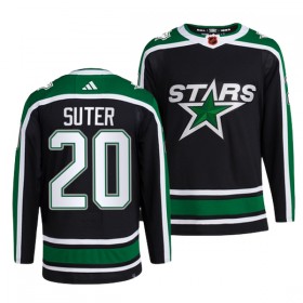 Dallas Stars Hockeydrakt Ryan Suter 20 2022-23 Svart Reverse Retro 2.0 Adidas Authentic - Herre